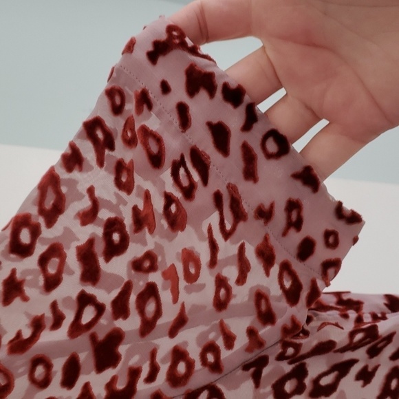 Rag and Bone Gia Leopard Print Velvet top size XS - Picture 6 of 12